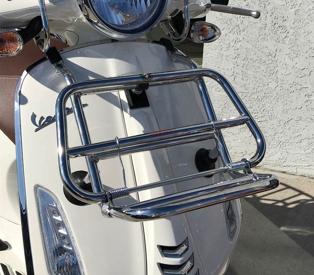 Cuppini Front Folding Rack Vespa Primavera/Sprint 50cc to 150cc All years