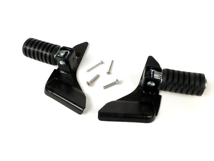 FOLDING PASSENGER FOOT PEGS BY BUZZETTI (PAIR) VESPA PRIMAVERA/SPRINT