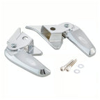 **CHROME** Folding Aluminum Passenger Foot Pegs (Pair) Vespa Primavera Sprint