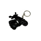 VESPA SCOOTER KEY CHAIN VERDE BOSCO RACING 60'S (BRITISH RACING GREEN)