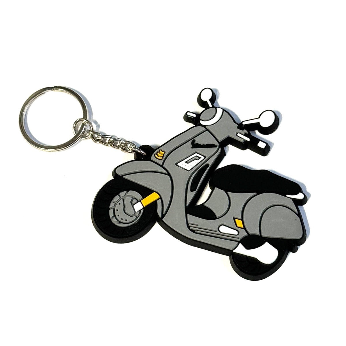 VESPA SCOOTER KEY CHAIN GREY GTS SUPERTECH HPE