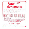 Vespa 150 Running In Decal