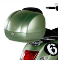VESPA GTV TOPCASE FOR 2018 SEI GIORNI SIX DAY RACER MATTE PORTOFINO GREEN (Rack Sold Separately)  (CM273343)