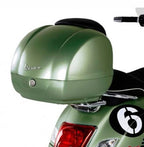 VESPA GTV TOPCASE FOR 2018 SEI GIORNI SIX DAY RACER MATTE PORTOFINO GREEN (Rack Sold Separately)  (CM273343)