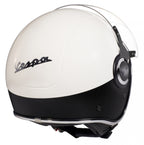CASCO VESPA HELMET VJ 2-TONE WHITE/BLACK DOT