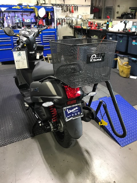 Universal Metal Milk Crate Style Basket for Any Scooter