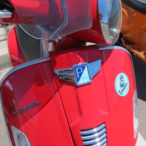 Chrome Wings for Vespa Super (2009-2019)-Vespa S (2012 and older) **Closeout**