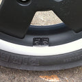 Wheel Weights 12 Squares BLACK