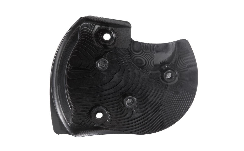 AIR SCOOP ON BELT COVER ALUMINIUM BLACK ZELIONI