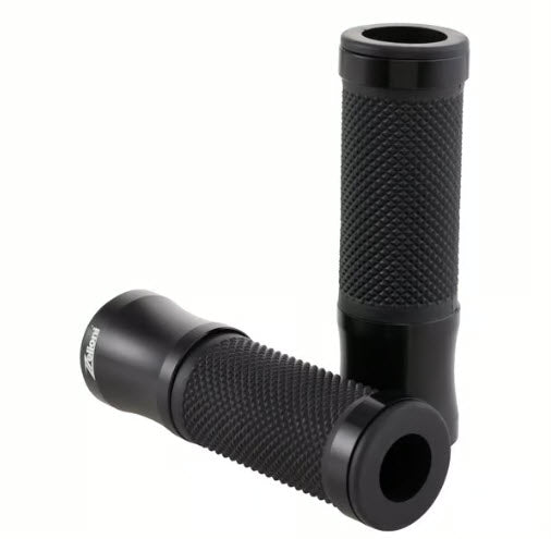 Black Zelioni Grip Pair - Vespa Primavera/Sprint/LX/S 50-150cc