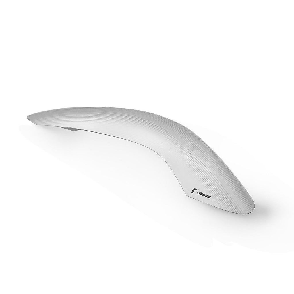 RIZOMA FENDER CREST ALUMINIUM CNC, SILVER ANODIZED VESPA GTS/GTS SUPER 300  **CLOSEOUT**